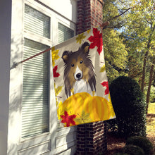 Load image into Gallery viewer, Sheltie Thanksgiving Flag Canvas House Size BB2048CHF