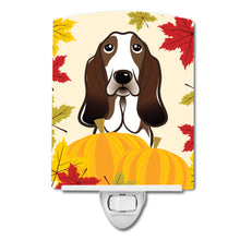 Load image into Gallery viewer, Basset Hound Thanksgiving Ceramic Night Light BB2049CNL