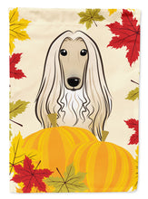 Load image into Gallery viewer, Afghan Hound Thanksgiving Garden Flag – Decorative Outdoor Yard Flag BB2050GF