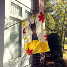 Load image into Gallery viewer, Doberman Thanksgiving Flag Canvas House Size BB2051CHF