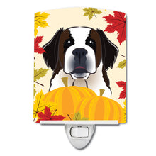 Load image into Gallery viewer, Saint Bernard Thanksgiving Ceramic Night Light BB2052CNL