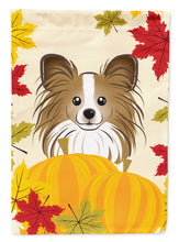 Load image into Gallery viewer, Papillon Thanksgiving Garden Flag – Decorative Outdoor Yard Flag BB2054GF
