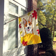 Load image into Gallery viewer, Red Corgi Thanksgiving Flag Canvas House Size BB2060CHF