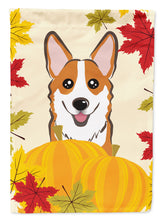 Load image into Gallery viewer, Red Corgi Thanksgiving Flag Canvas House Size BB2060CHF