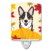 Load image into Gallery viewer, Tricolor Corgi Thanksgiving Ceramic Night Light BB2061CNL