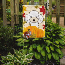 Load image into Gallery viewer, White Poodle Thanksgiving Garden Flag – Decorative Outdoor Yard Flag BB2063GF
