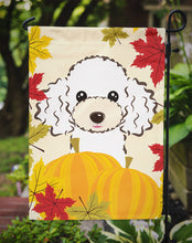 Load image into Gallery viewer, White Poodle Thanksgiving Garden Flag – Decorative Outdoor Yard Flag BB2063GF