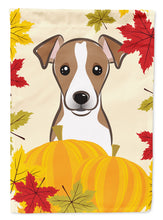 Load image into Gallery viewer, Jack Russell Terrier Thanksgiving Garden Flag – Decorative Outdoor Yard Flag BB2066GF