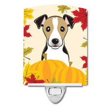 Load image into Gallery viewer, Jack Russell Terrier Thanksgiving Ceramic Night Light BB2067CNL