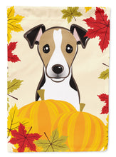 Load image into Gallery viewer, Jack Russell Terrier Thanksgiving Garden Flag – Decorative Outdoor Yard Flag BB2067GF