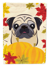 Load image into Gallery viewer, Fawn Pug Thanksgiving Flag Canvas House Size BB2068CHF
