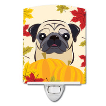 Load image into Gallery viewer, Fawn Pug Thanksgiving Ceramic Night Light BB2068CNL