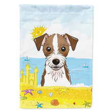 Load image into Gallery viewer, Jack Russell Terrier Summer Beach Flag Canvas House Size BB2070CHF