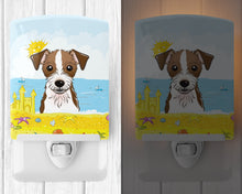 Load image into Gallery viewer, Jack Russell Terrier Summer Beach Ceramic Night Light BB2070CNL