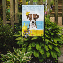 Load image into Gallery viewer, Jack Russell Terrier Summer Beach Garden Flag – Decorative Outdoor Yard Flag BB2070GF