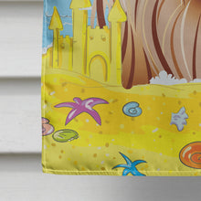 Load image into Gallery viewer, Yorkie Yorkshire Terrier Summer Beach Flag Canvas House Size BB2072CHF