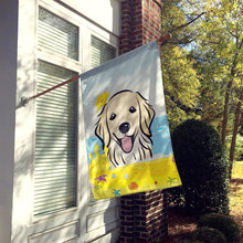 Load image into Gallery viewer, Golden Retriever Summer Beach Flag Canvas House Size BB2073CHF