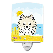Load image into Gallery viewer, Pomeranian Summer Beach Ceramic Night Light BB2075CNL