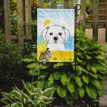 Load image into Gallery viewer, Maltese Summer Beach Garden Flag – Decorative Outdoor Yard Flag BB2076GF