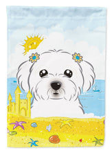 Load image into Gallery viewer, Maltese Summer Beach Garden Flag – Decorative Outdoor Yard Flag BB2076GF