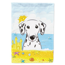 Load image into Gallery viewer, Dalmatian Summer Beach Flag Canvas House Size BB2078CHF