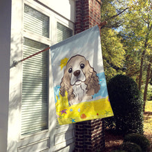 Load image into Gallery viewer, Cocker Spaniel Summer Beach Flag Canvas House Size BB2084CHF