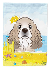 Load image into Gallery viewer, Cocker Spaniel Summer Beach Flag Canvas House Size BB2084CHF