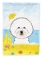 Load image into Gallery viewer, Bichon Frise Summer Beach Garden Flag – Decorative Outdoor Yard Flag BB2085GF
