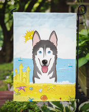 Load image into Gallery viewer, Alaskan Malamute Summer Beach Garden Flag – Decorative Outdoor Yard Flag BB2086GF