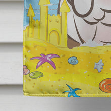 Load image into Gallery viewer, English Bulldog  Summer Beach Flag Canvas House Size BB2087CHF