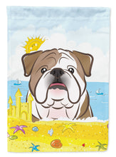 Load image into Gallery viewer, English Bulldog  Summer Beach Flag Canvas House Size BB2087CHF