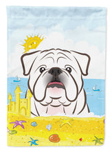 Load image into Gallery viewer, White English Bulldog  Summer Beach Garden Flag – Decorative Outdoor Yard Flag BB2088GF