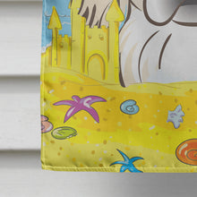 Load image into Gallery viewer, Pekingese Summer Beach Flag Canvas House Size BB2089CHF