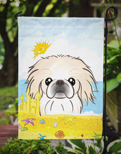 Load image into Gallery viewer, Pekingese Summer Beach Garden Flag – Decorative Outdoor Yard Flag BB2089GF