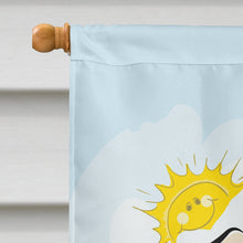 Load image into Gallery viewer, Yellow Labrador Summer Beach Flag Canvas House Size BB2090CHF