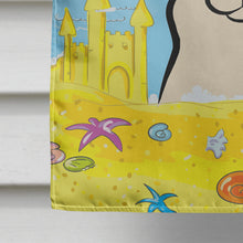 Load image into Gallery viewer, Yellow Labrador Summer Beach Flag Canvas House Size BB2090CHF