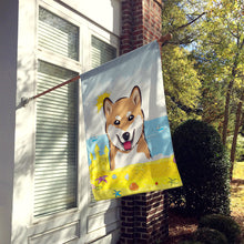 Load image into Gallery viewer, Shiba Inu Summer Beach Flag Canvas House Size BB2093CHF