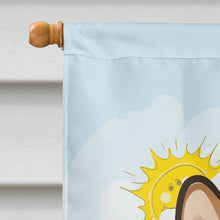 Load image into Gallery viewer, Shiba Inu Summer Beach Flag Canvas House Size BB2093CHF
