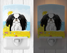 Load image into Gallery viewer, Japanese Chin Summer Beach Ceramic Night Light BB2098CNL