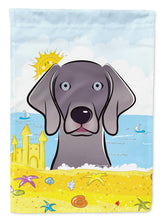 Load image into Gallery viewer, Weimaraner Summer Beach Garden Flag – Decorative Outdoor Yard Flag BB2099GF