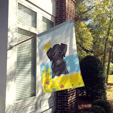 Load image into Gallery viewer, Black Labrador Summer Beach Flag Canvas House Size BB2103CHF