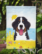 Load image into Gallery viewer, Bernese Mountain Dog Summer Beach Garden Flag – Decorative Outdoor Yard Flag BB2105GF
