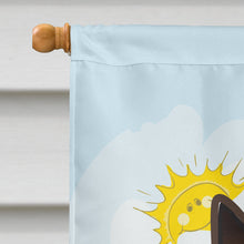 Load image into Gallery viewer, Min Pin Summer Beach Flag Canvas House Size BB2108CHF