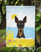 Load image into Gallery viewer, Min Pin Summer Beach Garden Flag – Decorative Outdoor Yard Flag BB2108GF