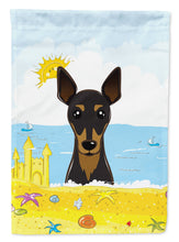 Load image into Gallery viewer, Min Pin Summer Beach Garden Flag – Decorative Outdoor Yard Flag BB2108GF