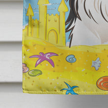 Load image into Gallery viewer, Border Collie Summer Beach Flag Canvas House Size BB2109CHF