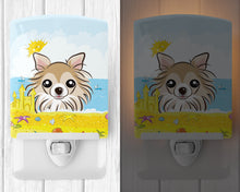 Load image into Gallery viewer, Chihuahua Summer Beach Ceramic Night Light BB2119CNL