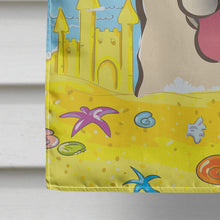 Load image into Gallery viewer, Golden Retriever Summer Beach Flag Canvas House Size BB2120CHF