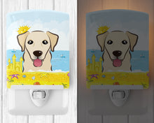 Load image into Gallery viewer, Golden Retriever Summer Beach Ceramic Night Light BB2120CNL