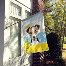 Load image into Gallery viewer, Jack Russell Terrier Summer Beach Flag Canvas House Size BB2129CHF
